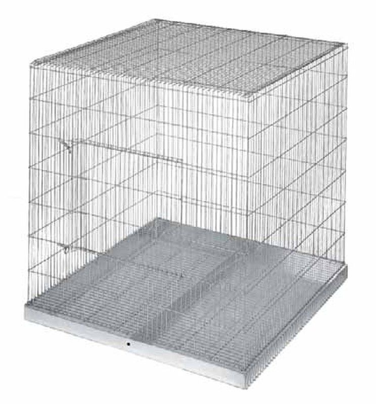 Jaula exposición para loros