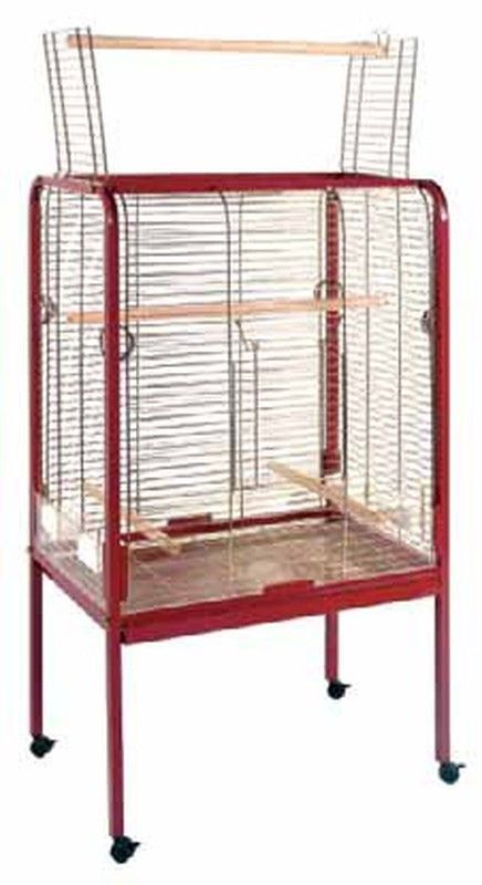 Jaula grande recta para loros