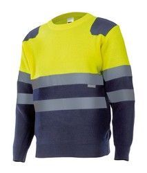 Jersey Bicolor Alta Visibilidad Sup Ama/Inf Marino Ref. 179-70