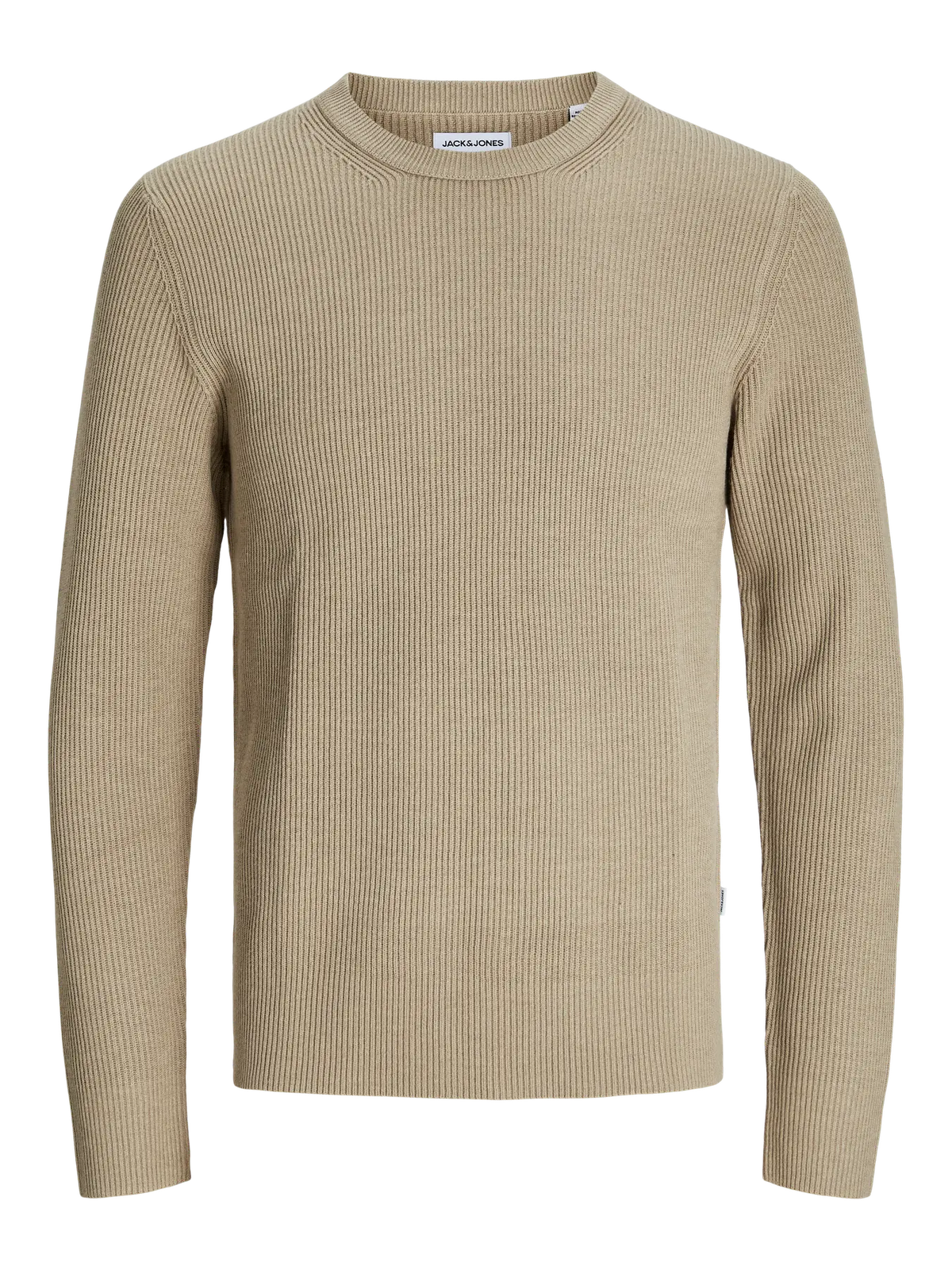Jersey canalé de cuello redondo Jack & Jones Crockery