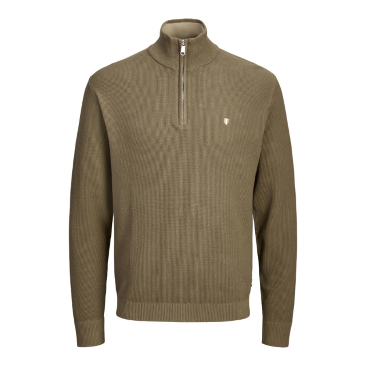 Jersey con cremallera 1/4 Jack & Jones Stone Gray