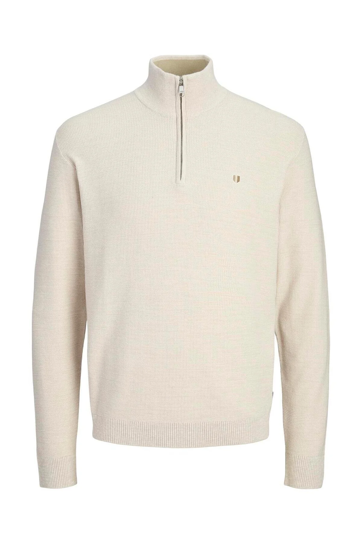 Jersey con cremallera 1/4 Jack & Jones Whitecap Gray