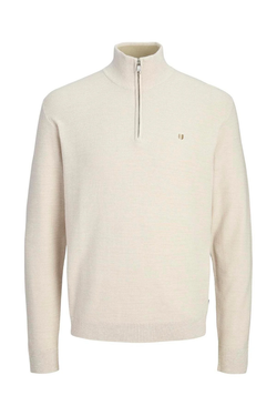 Jersey con cremallera 1/4 Jack & Jones Whitecap Gray