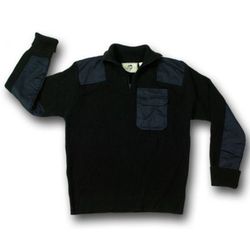 Jersey con refuerzo en codos y hombros cremallera - MAYA