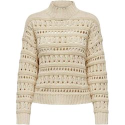 Jersey corto con calados Only Whitecap Gray