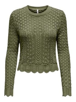 Jersey corto de punto calado Only Kalamata