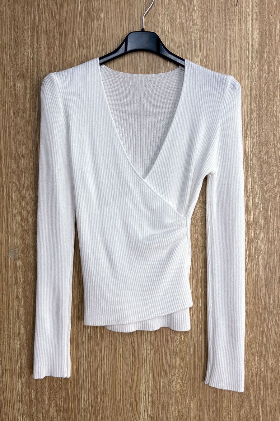 Jersey cruzado Ainara blanco