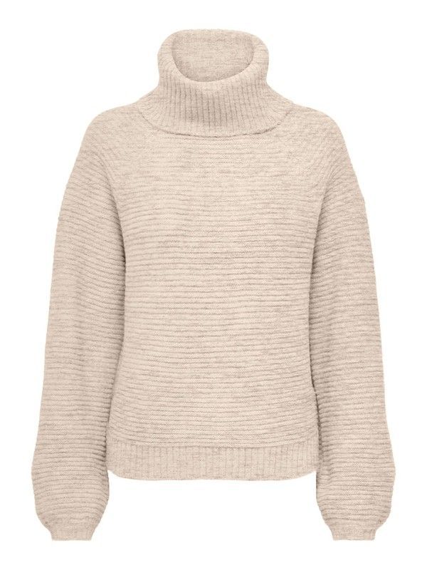 Jersey cuello alto oversize Only Whitecap Gray