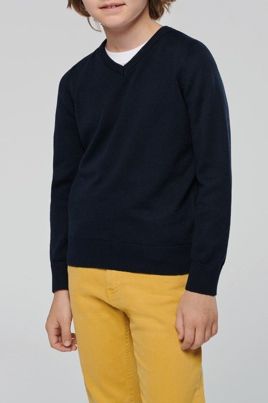 Jersey Cuello De Pico Niños