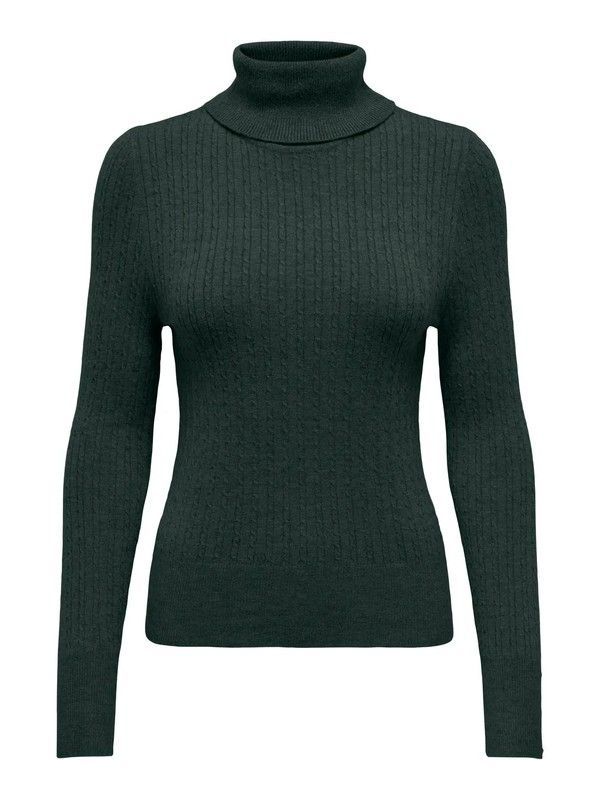 Jersey de cuello alto trenzas Only Scarab