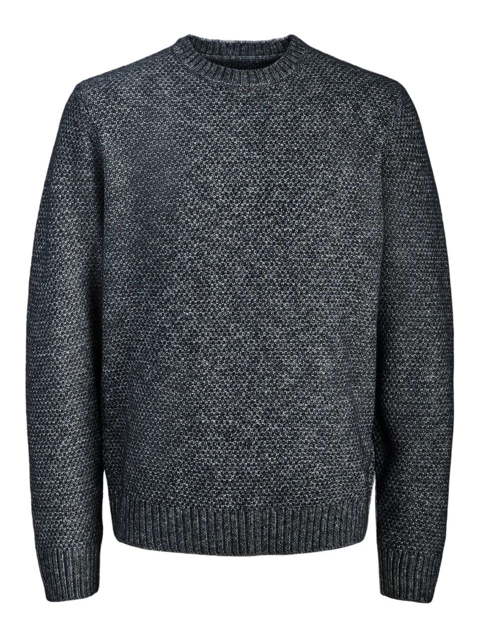 Jersey de cuello redondo jaspeado Jack & Jones Night Sky