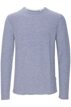 Jersey de cuello redondo micro rayas jaspeadas Blend Of America Dress Blue