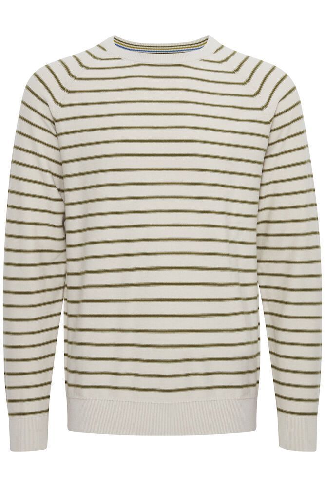 Jersey de cuello redondo rayas Blend Of America Nutria