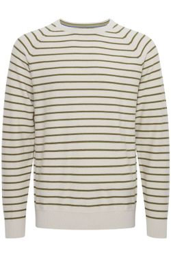 Jersey de cuello redondo rayas Blend Of America Nutria