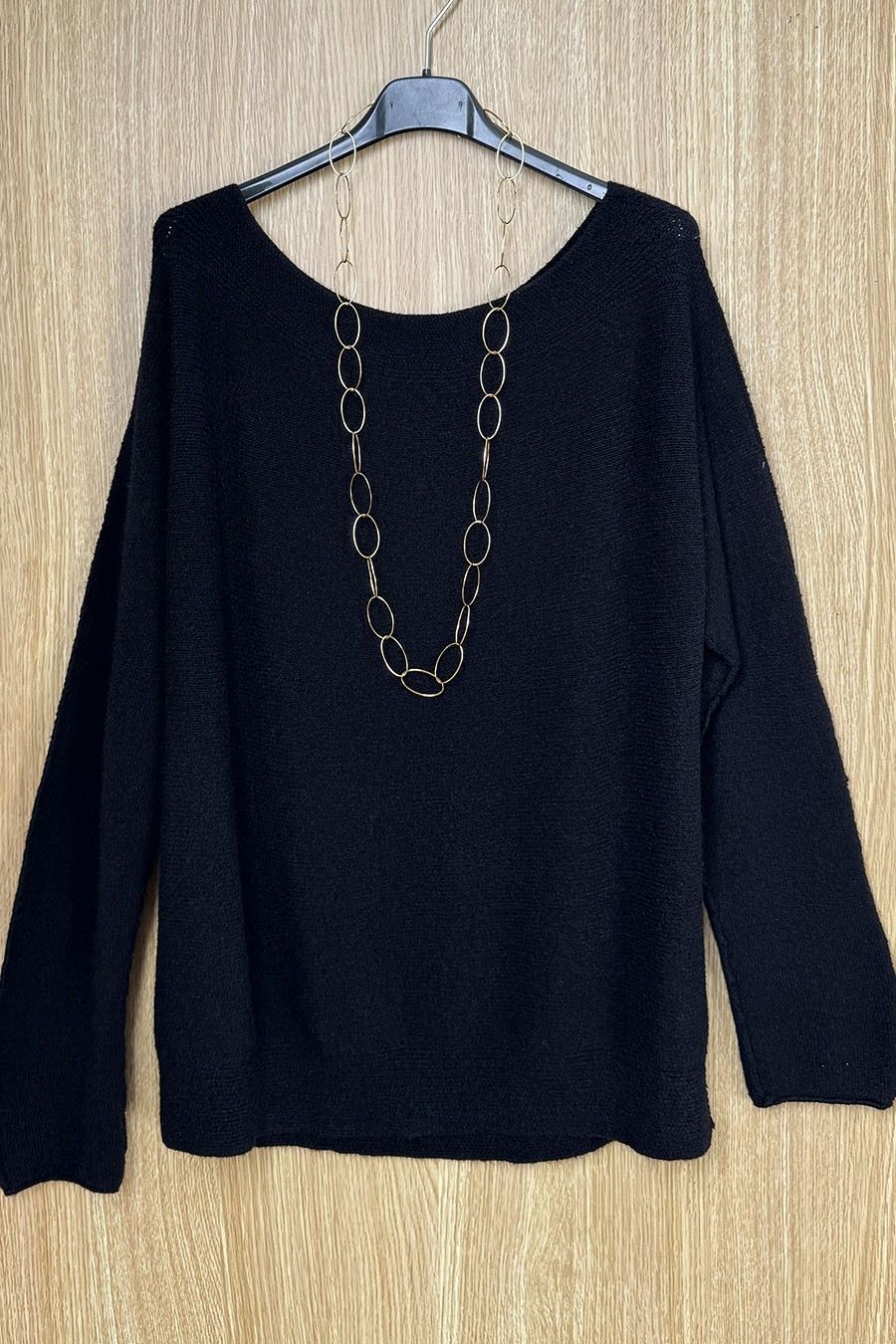 Jersey de lana Belma negro