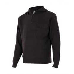 Jersey media cremallera y cuello alto