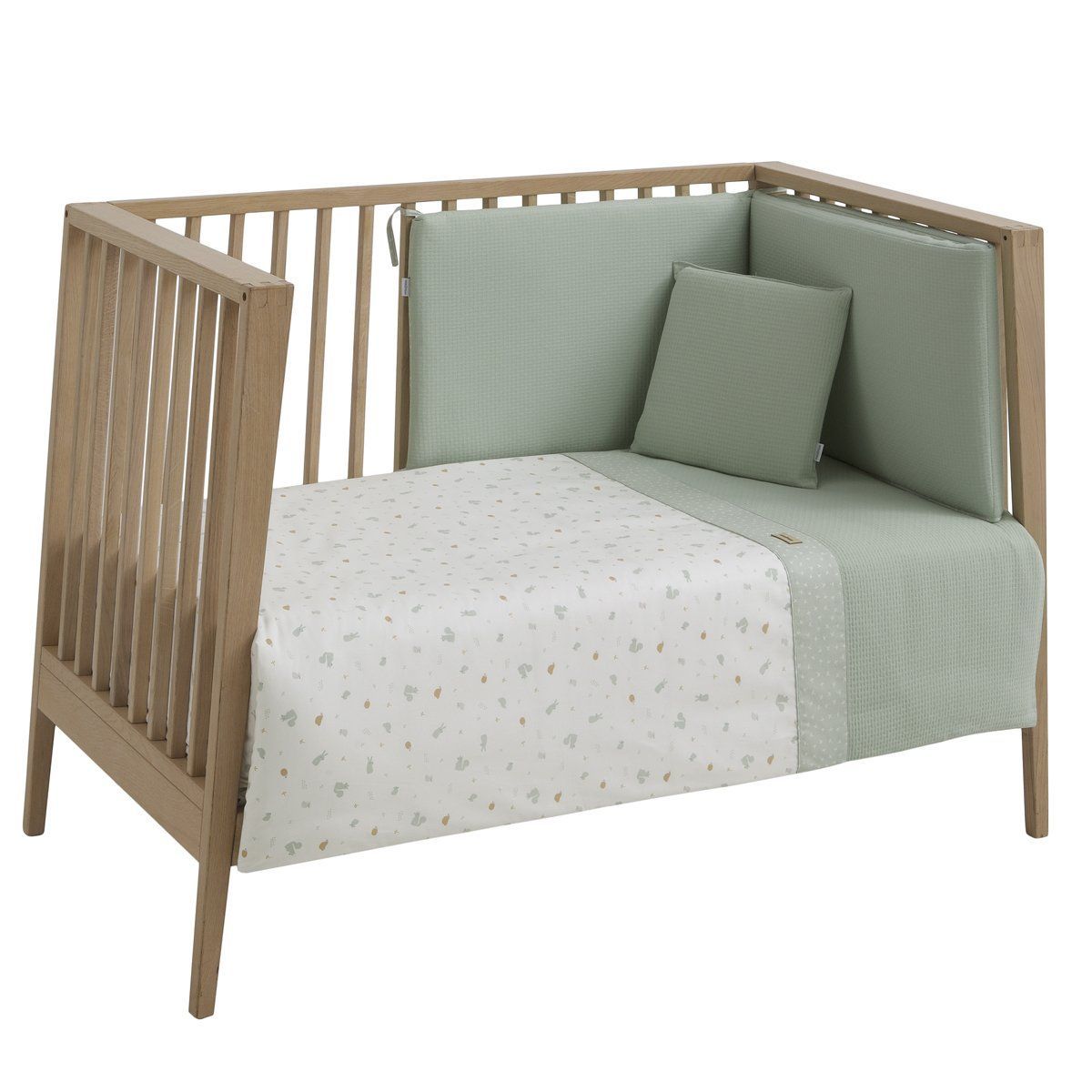 Jgo 2 Pcs.F.Nordica Cuna 60 Ardi Verde 100X140X3 Cm