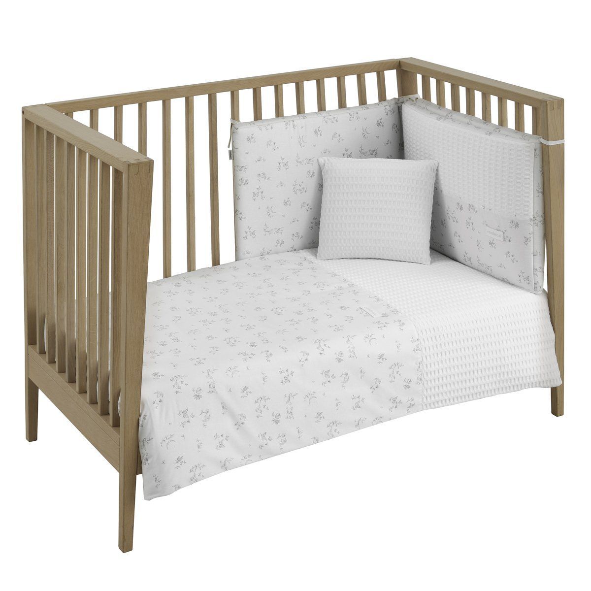 Jgo 2 Pcs.F.Nordica Cuna 70 Merlo Crudo 110X170X3 Cm