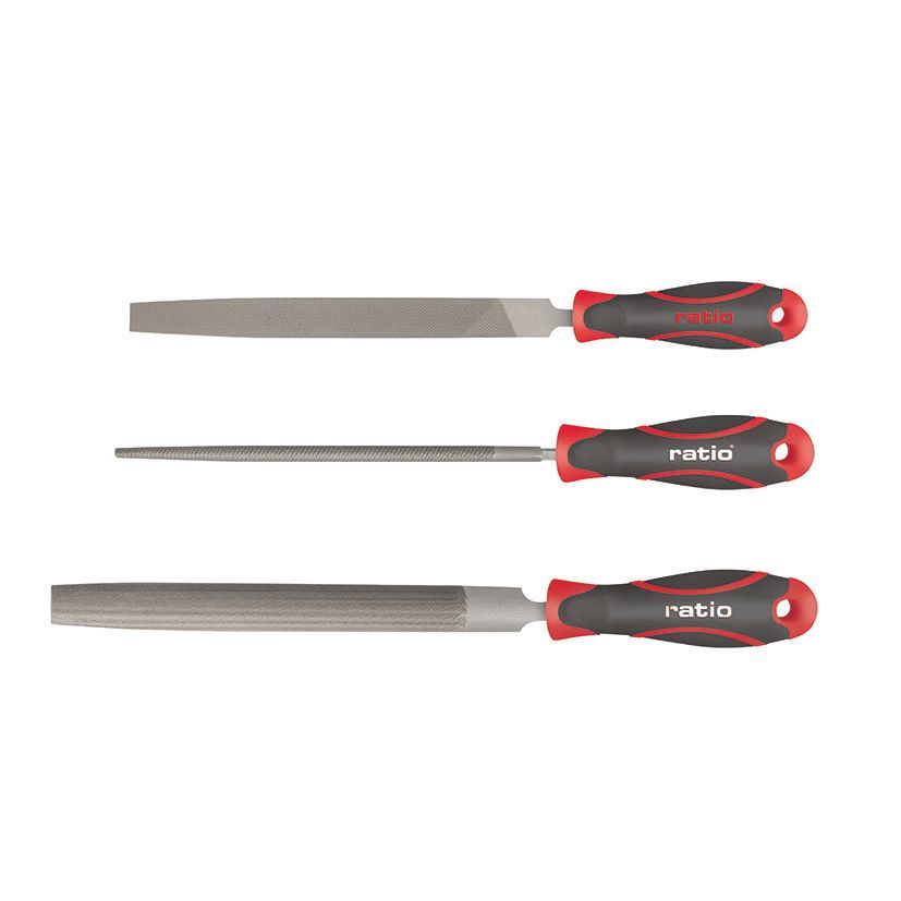 Jgo.3 Limas 8" Plana/Med.Caña/Red.Ratio