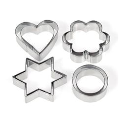 Jgo. 8 Corta Galletas Inox. Surtido