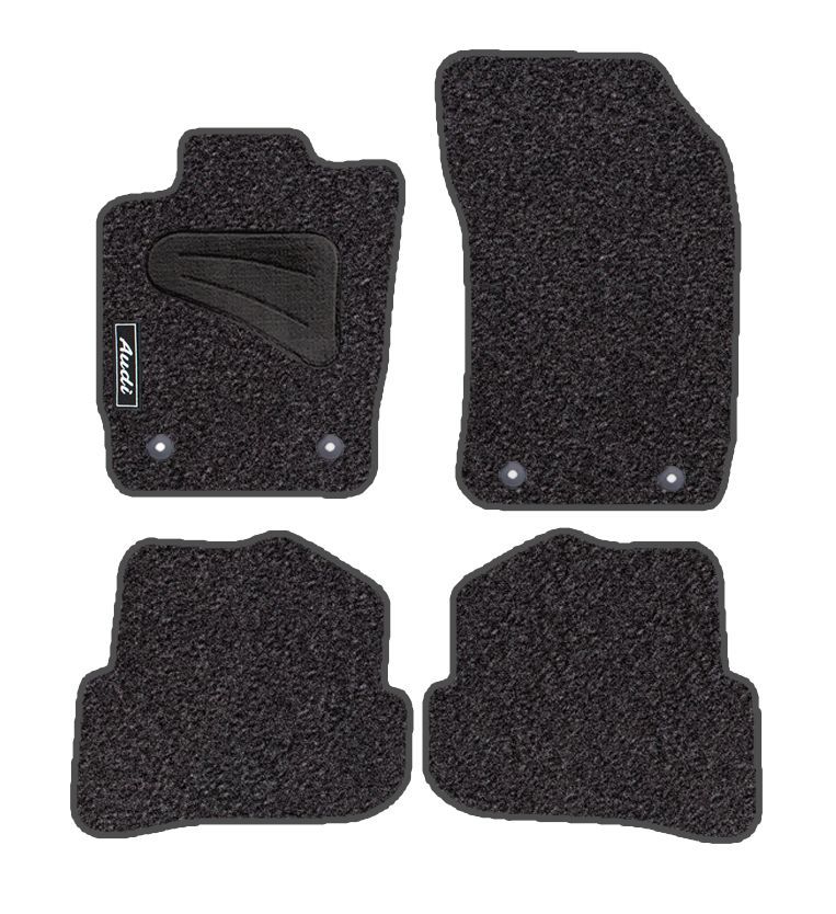 JGO. ALFOMBRAS DIAMOND JASPEADA MOD. AUDI A-1 (10-) con fijación específica botón -