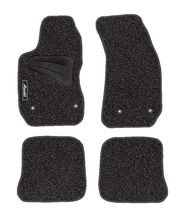 JGO. ALFOMBRAS DIAMOND JASPEADA MOD. AUDI A-4 (94-01) con fijación específica botón