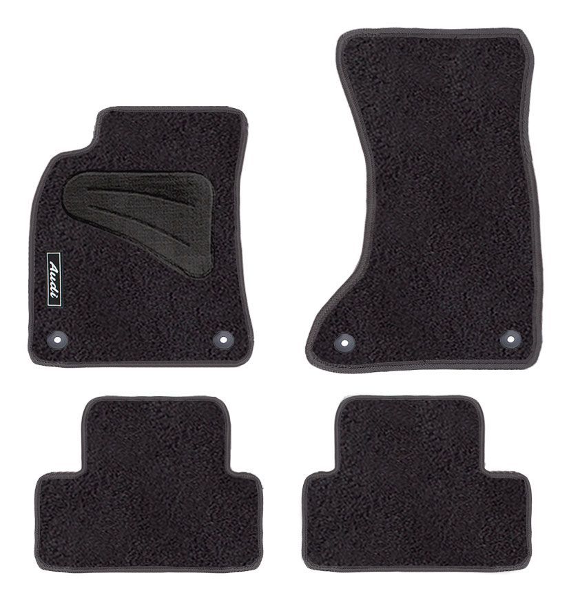 JGO. ALFOMBRAS DIAMOND JASPEADA MOD. AUDI A-5 con fijación específica botón - 2