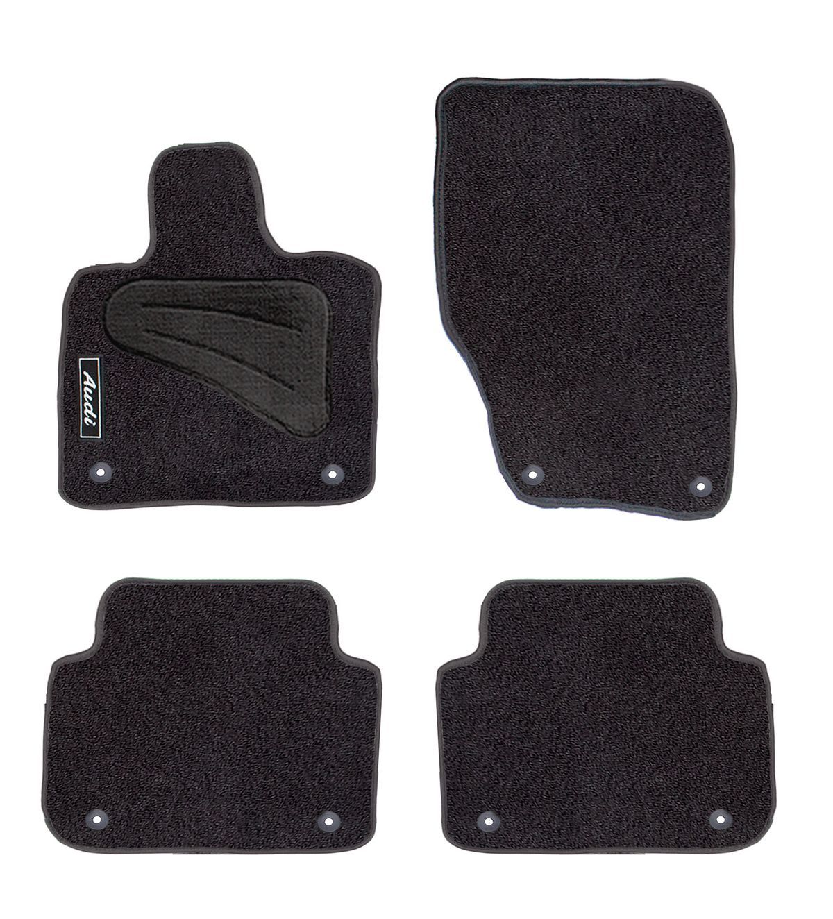 JGO. ALFOMBRAS DIAMOND JASPEADA MOD. AUDI Q7 con fijación específica botón - 2