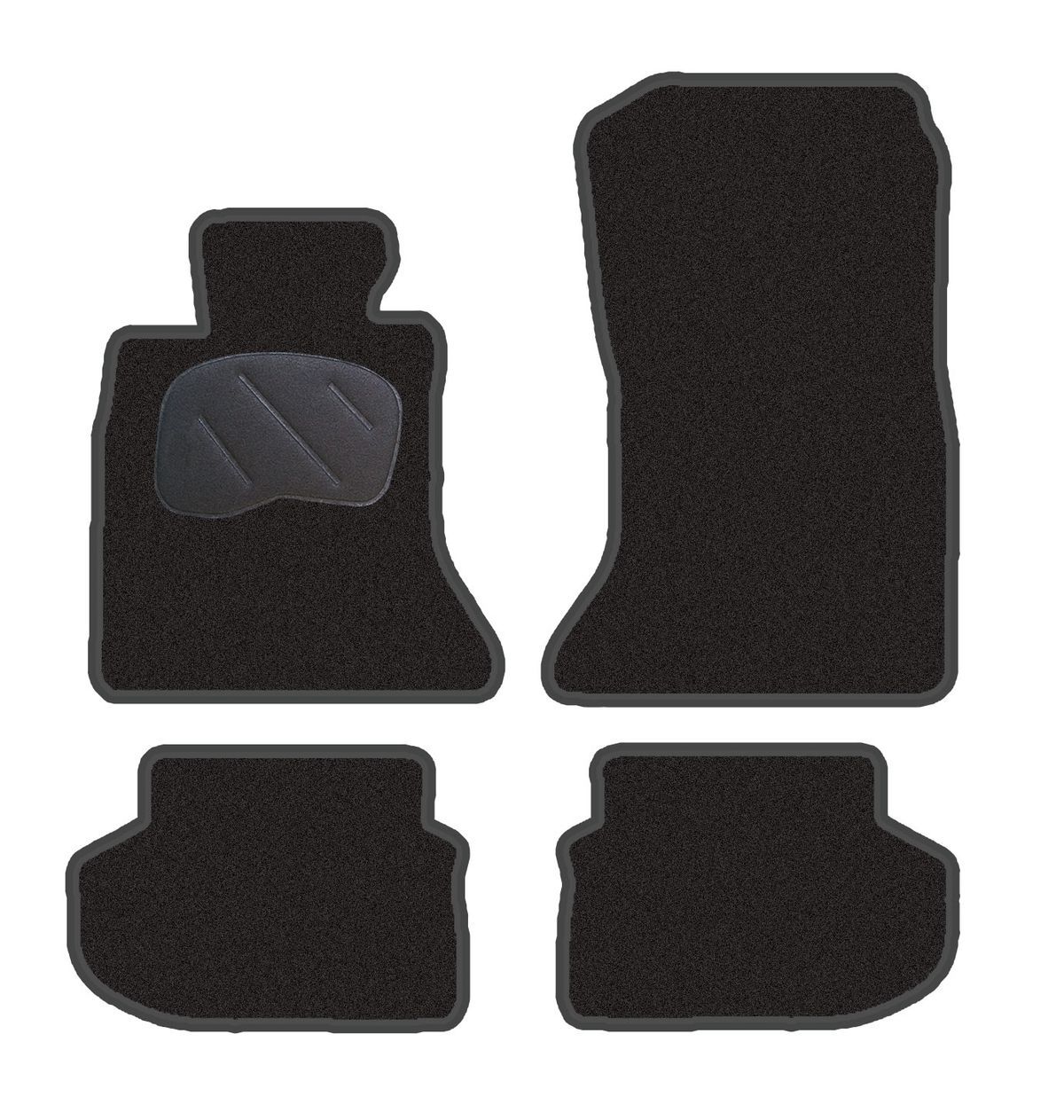 JGO. ALFOMBRAS DIAMOND JASPEADA MOD.   BMW SERIE 5  F10 / F11 con fijación velcro