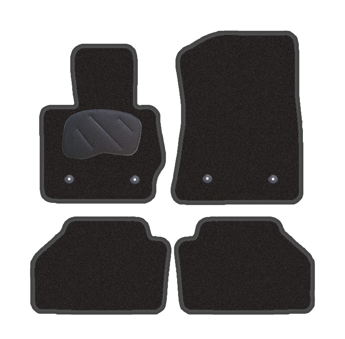 JGO. ALFOMBRAS DIAMOND JASPEADA MOD. BMW X3 F25 con fijación velcro especial - 2