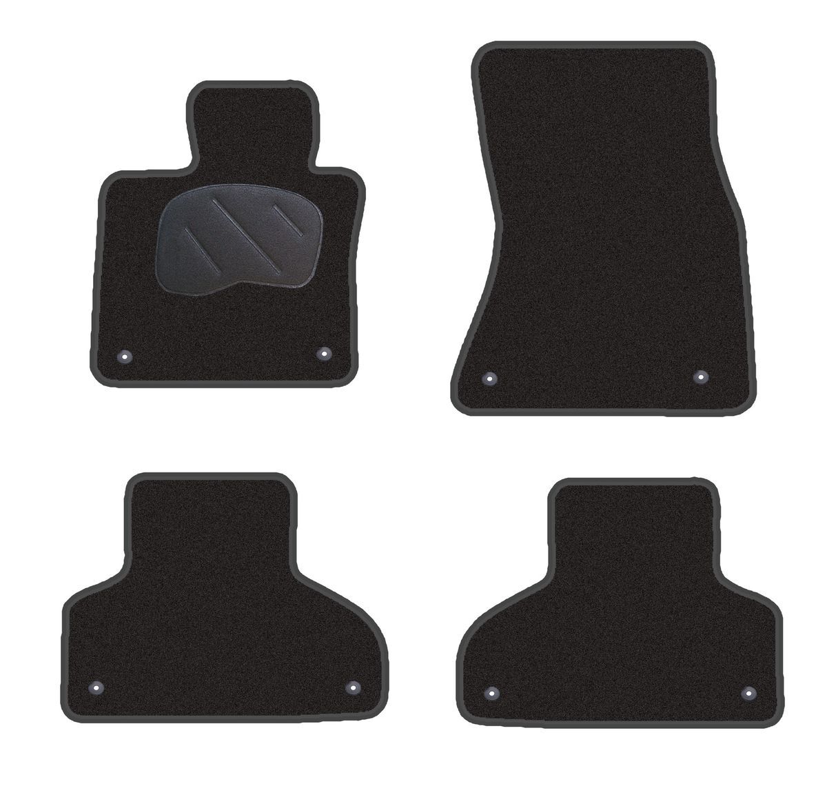 JGO. ALFOMBRAS DIAMOND JASPEADA MOD. BMW X5 - F15 (13-18-) con fijación velcro especial - 2FP