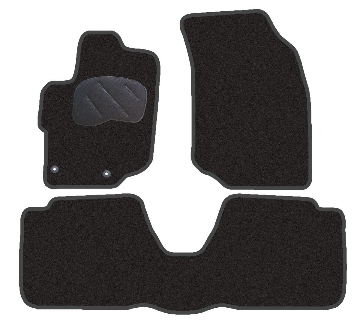 JGO. ALFOMBRAS DIAMOND JASPEADA MOD. CITROEN ELYSEE II (13-) 2F - 2P