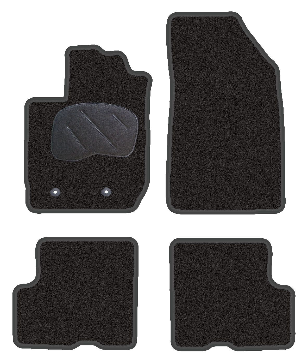 JGO. ALFOMBRAS DIAMOND JASPEADA MOD. DACIA DUSTER II (2018-) 2F - 2P