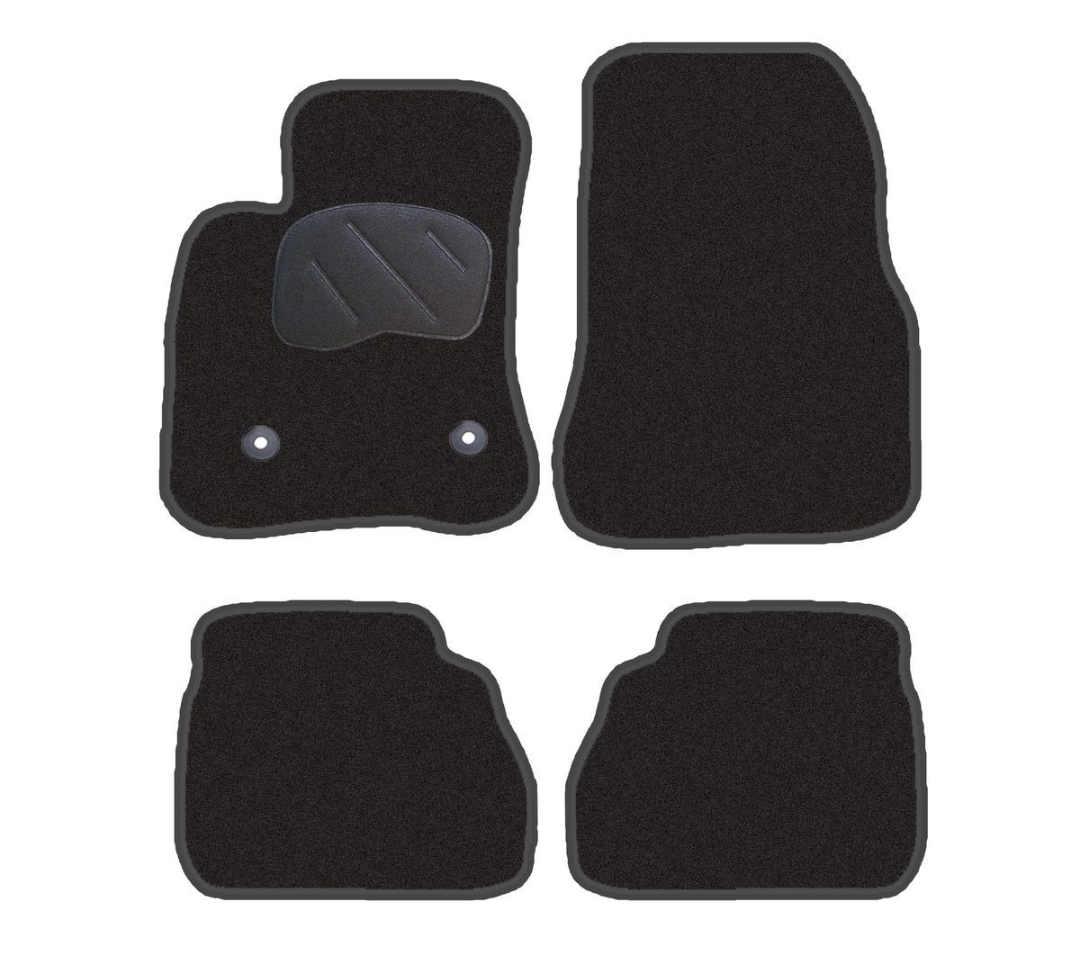 JGO. ALFOMBRAS DIAMOND JASPEADA MOD. FIAT DOBLO II (09-15) / DOBLO II PANORAMA