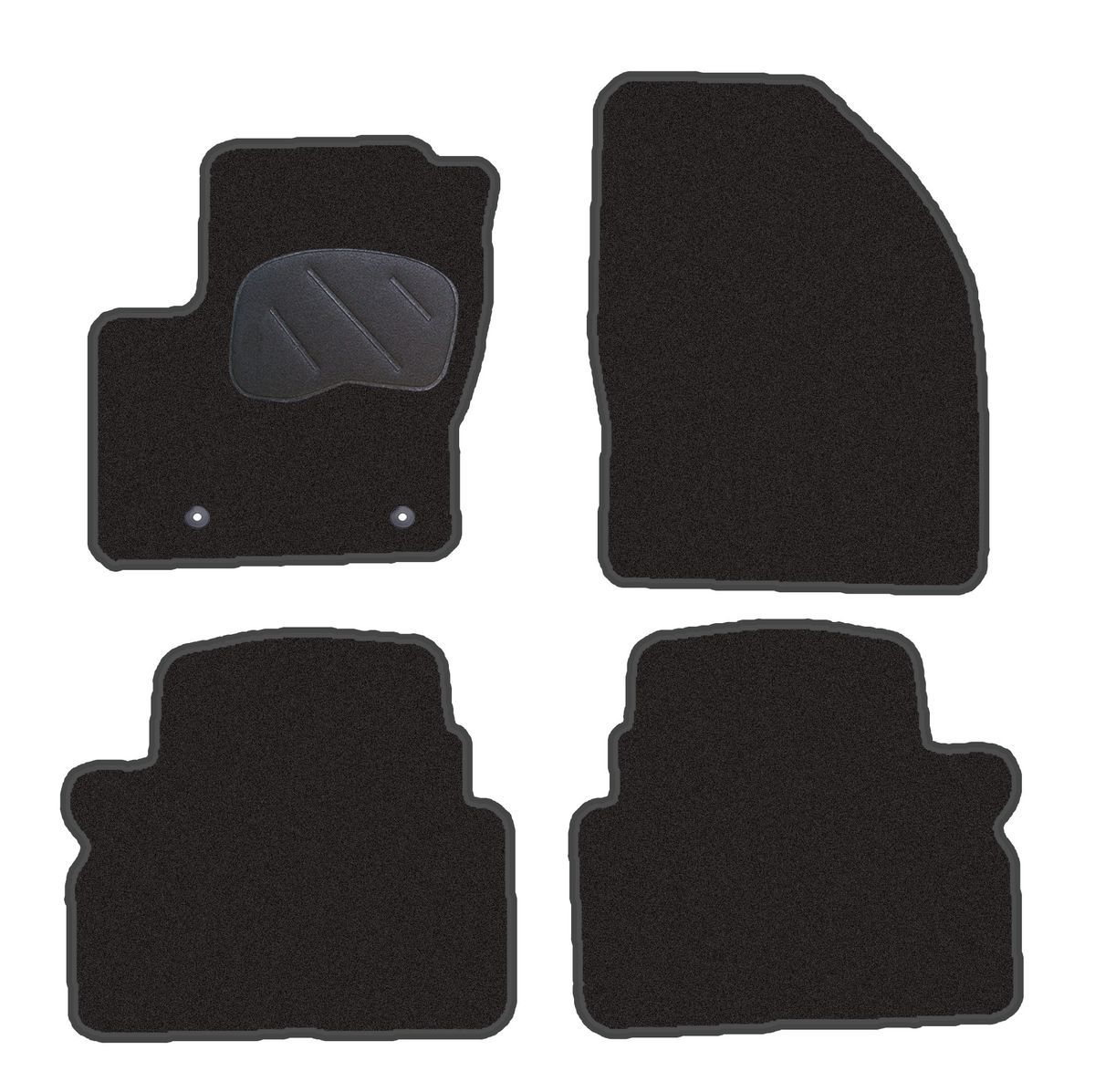 JGO. ALFOMBRAS DIAMOND JASPEADA MOD. FORD FOCUS C-MAX (04-) con fijación oval