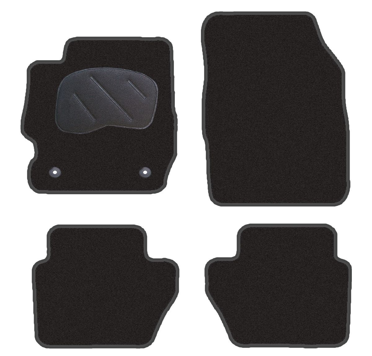 JGO. ALFOMBRAS DIAMOND JASPEADA MOD. FORD KA+ (2016-) 2F- 2P