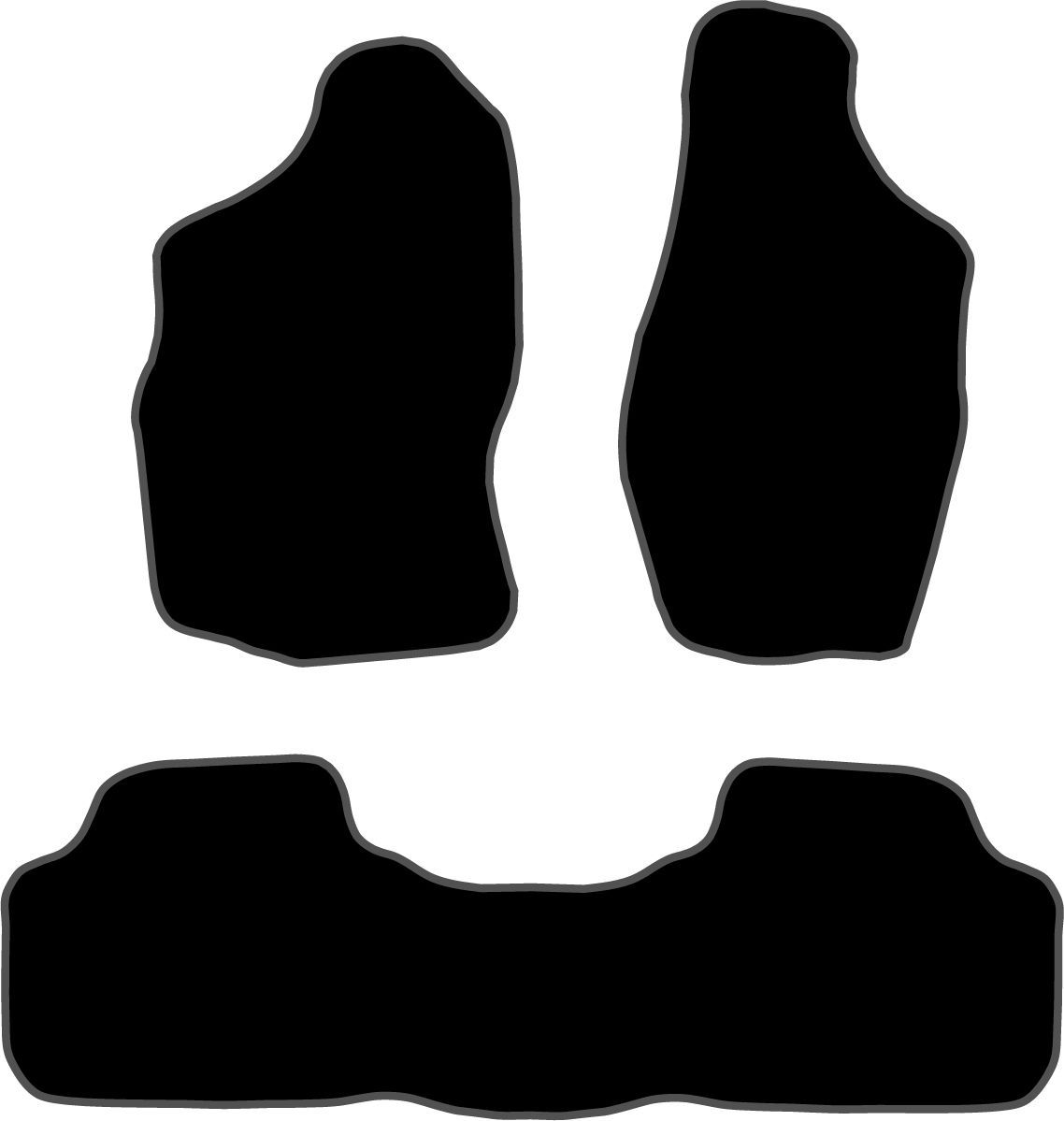 JGO. ALFOMBRAS DIAMOND JASPEADA MOD. FORD MAVERICK  (93-) LARGO