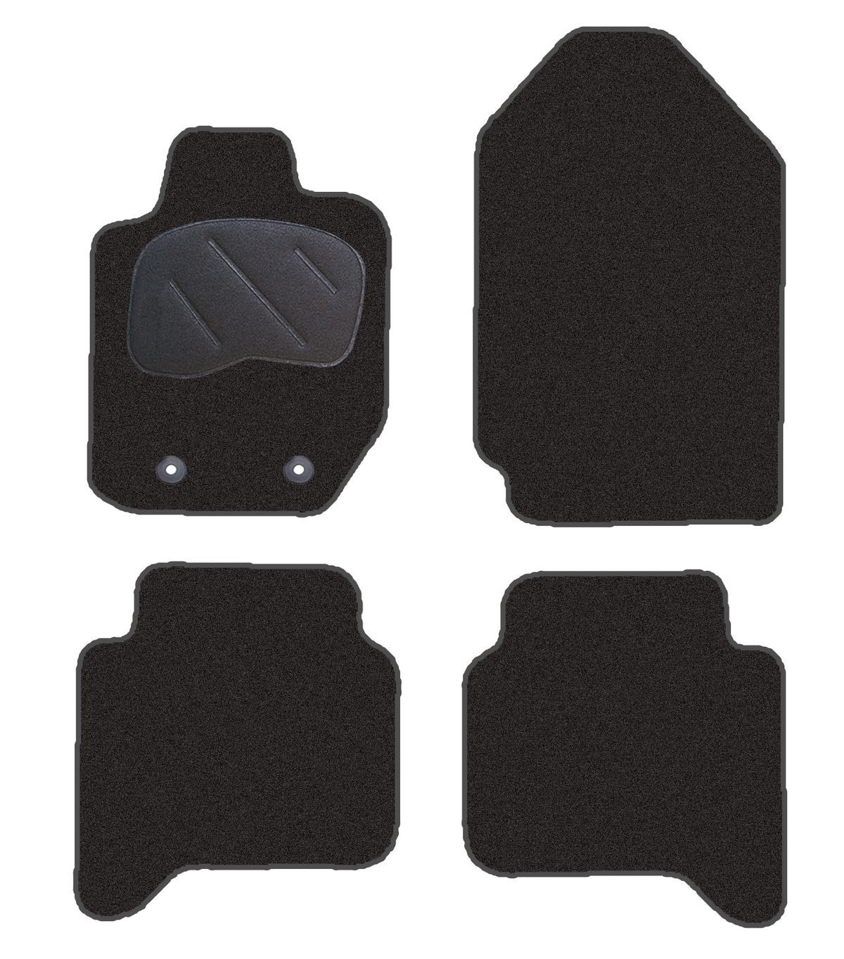 JGO. ALFOMBRAS DIAMOND JASPEADA MOD. FORD RANGER (23016-) 2F + 2P