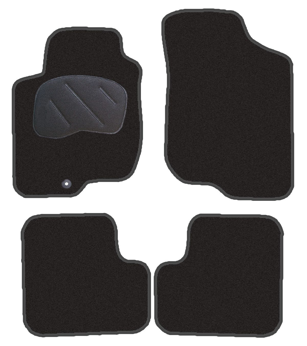 JGO. ALFOMBRAS DIAMOND JASPEADA MOD. HYUNDAI I-30  (08-12) con fijación universal