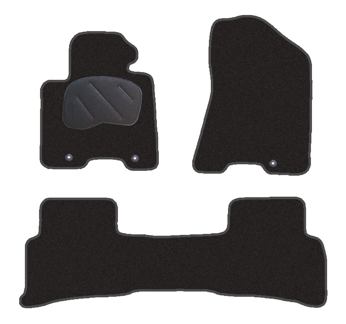 JGO. ALFOMBRAS DIAMOND JASPEADA MOD. HYUNDAI TUCSON II 5P (15-20)2F - 2P+1C