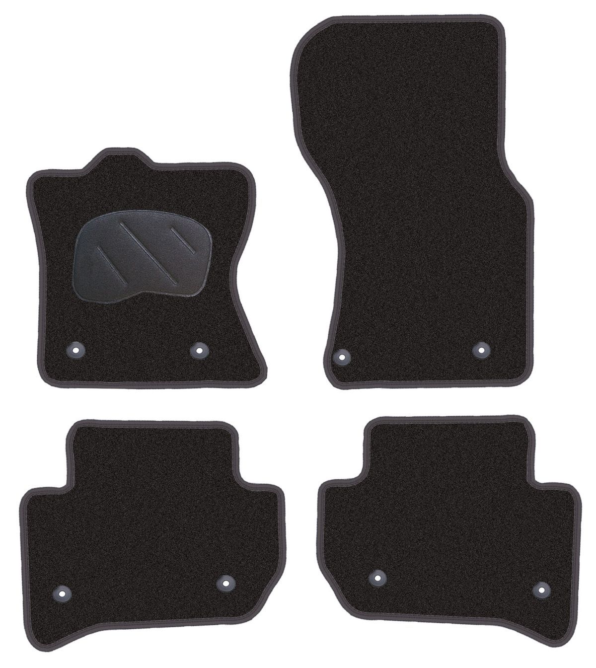 JGO. ALFOMBRAS DIAMOND JASPEADA MOD.  JAGUAR F-PACE (16-) 2F - 2P+2C+4T