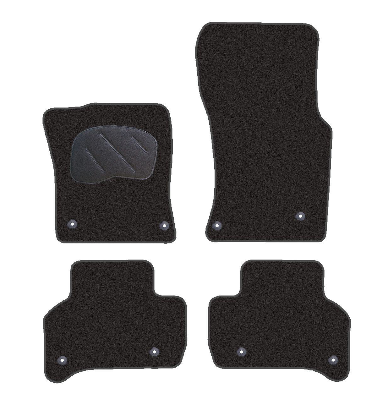 JGO. ALFOMBRAS DIAMOND JASPEADA MOD.  JAGUAR XE (X760) (15-) 2F - 2P+2C+4T