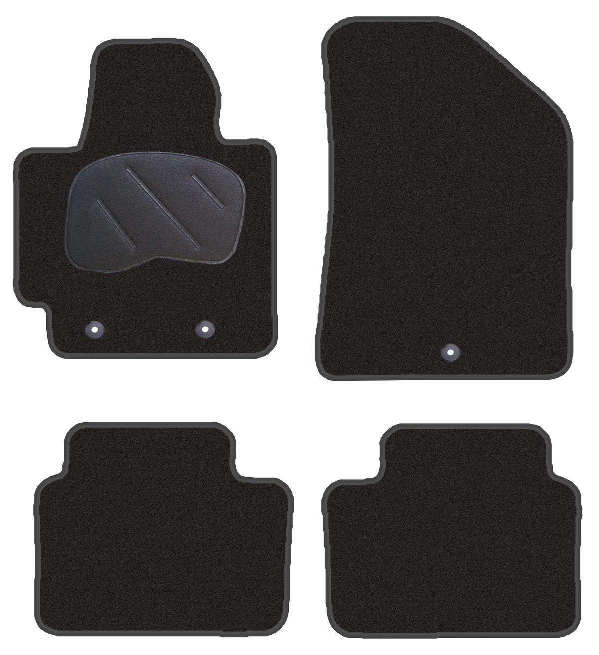 JGO. ALFOMBRAS DIAMOND JASPEADA MOD. KIA SOUL II ( 14- )