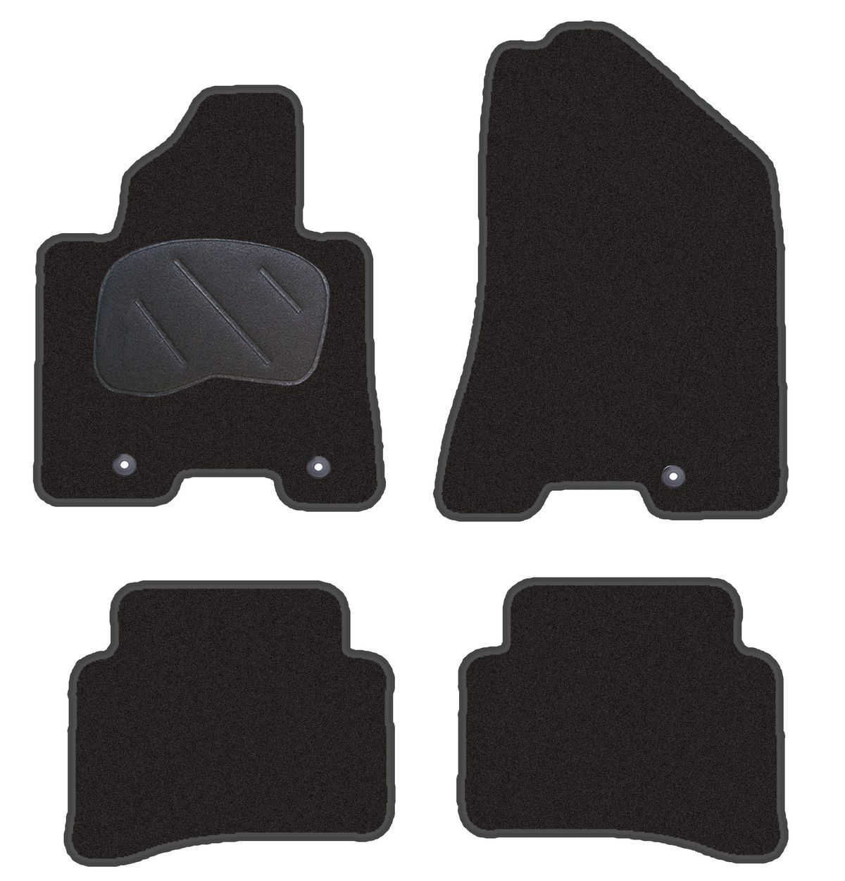 JGO. ALFOMBRAS DIAMOND JASPEADA MOD. KIA SPORTAGE IV QL 5P 2016-