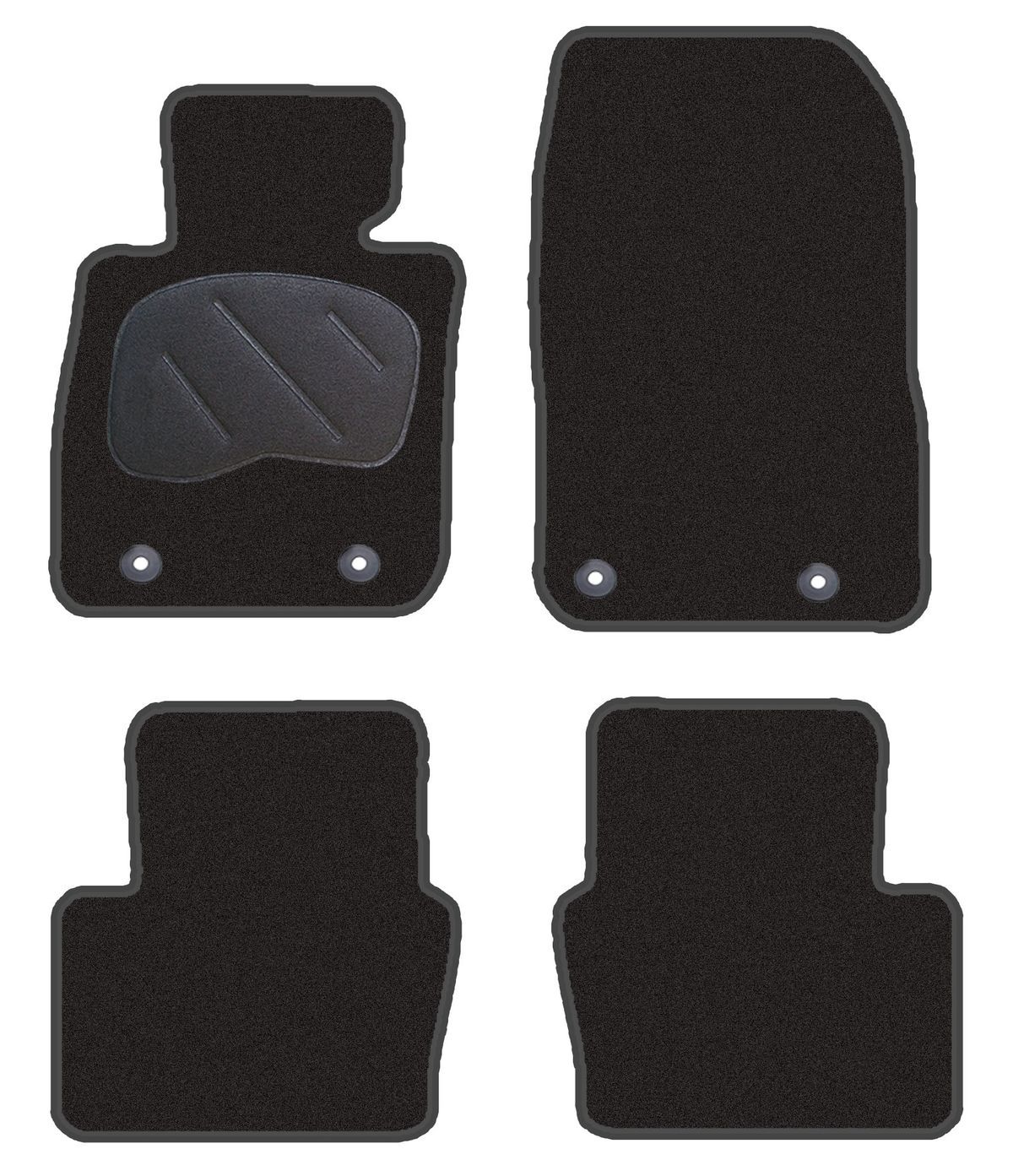 JGO. ALFOMBRAS DIAMOND JASPEADA MOD. MAZDA CX-3 (2015-) 2F - 2P+2C