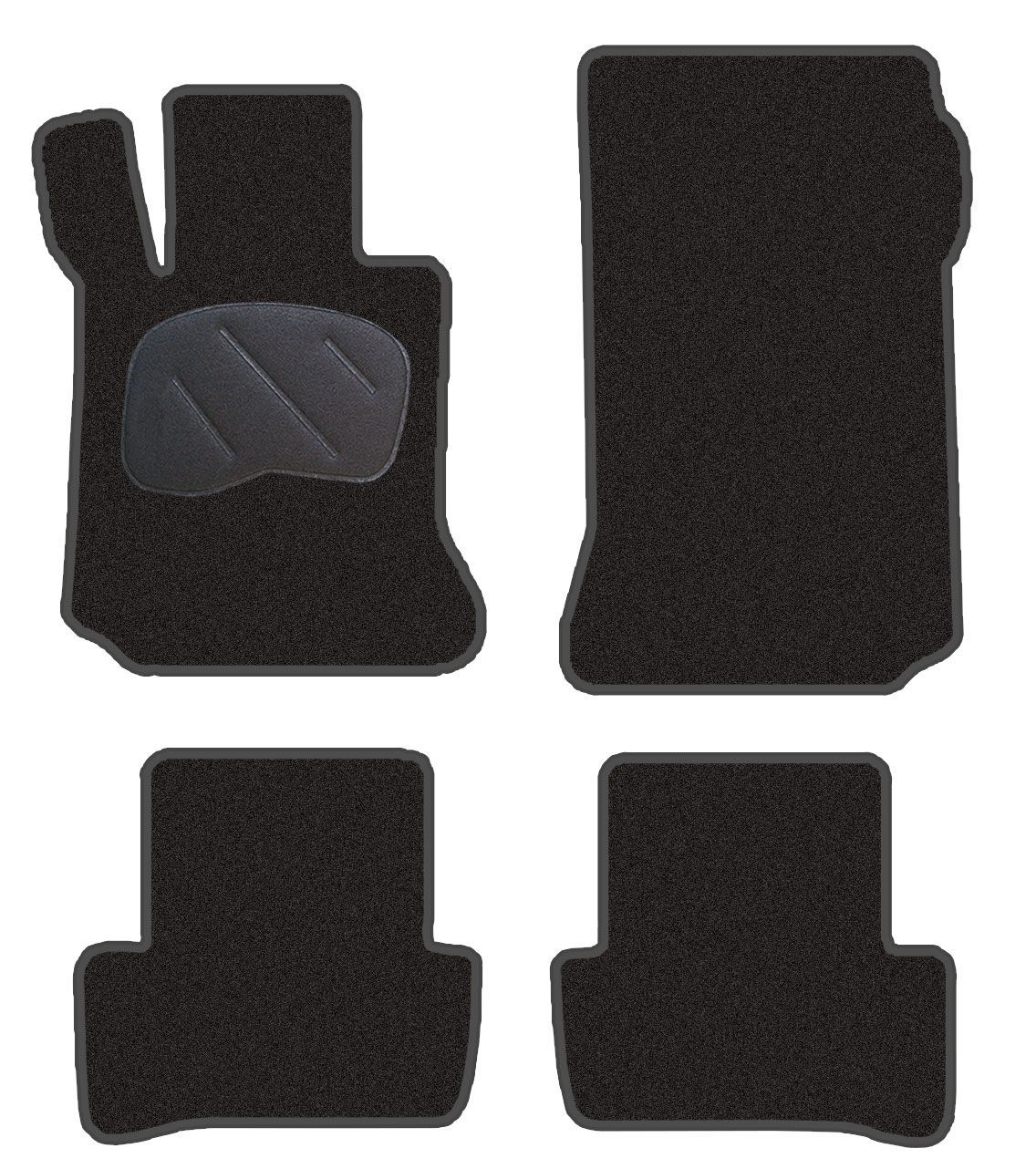 JGO. ALFOMBRAS DIAMOND JASPEADA MOD. MERCEDES CLASE C CARR. 204 (07-) con