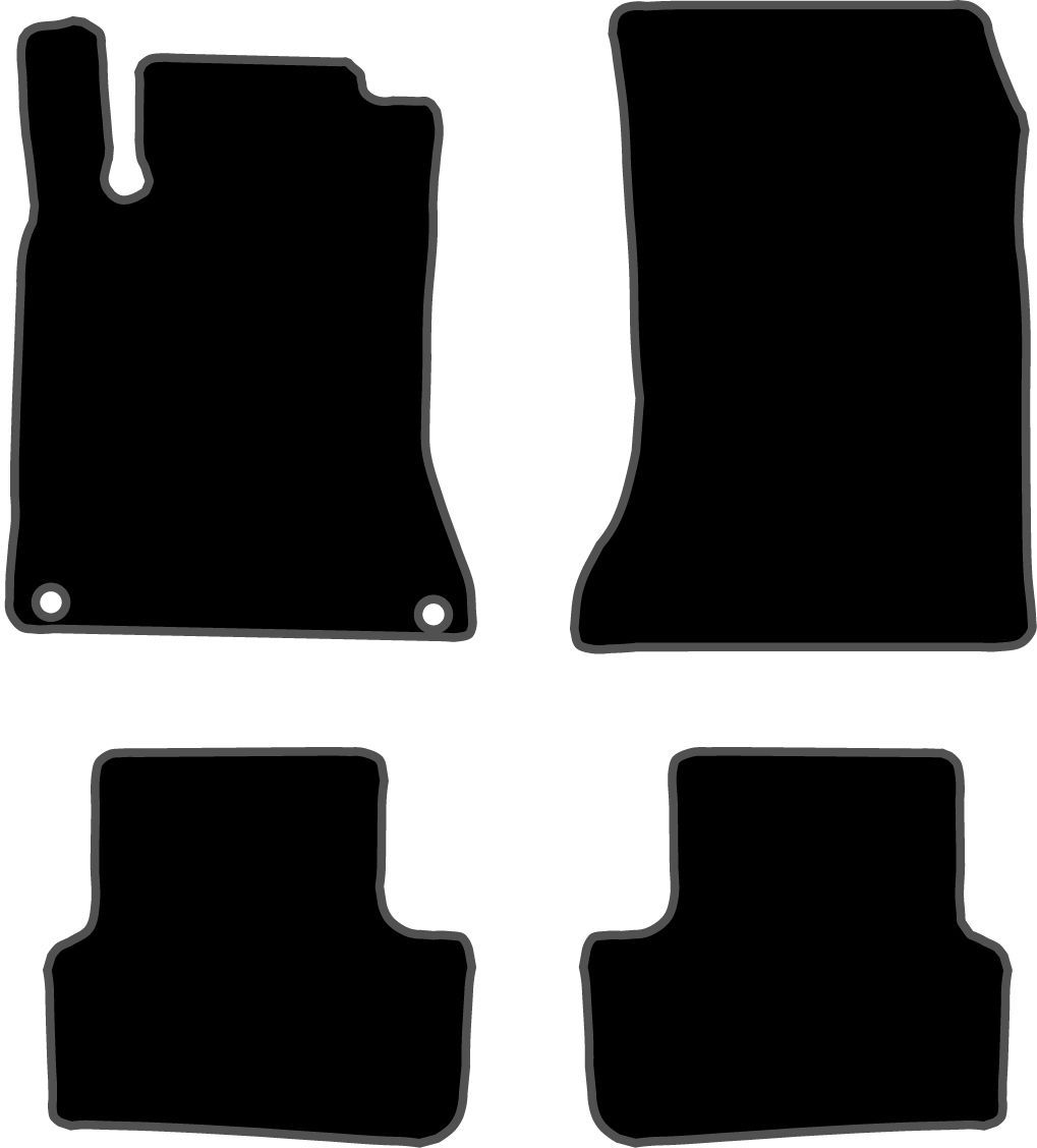 JGO. ALFOMBRAS DIAMOND JASPEADA MOD. MERCEDES CLASE CLA X117 SHOOTING