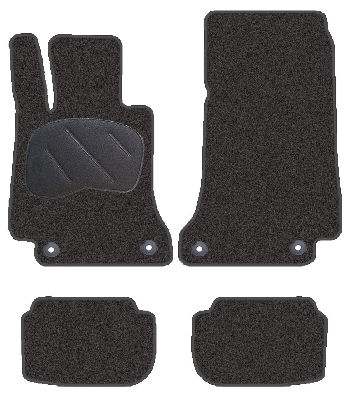 JGO. ALFOMBRAS DIAMOND JASPEADA MOD. MERCEDES CLASE E (C238) Coupe (2016-) 2F - 2P + 2C