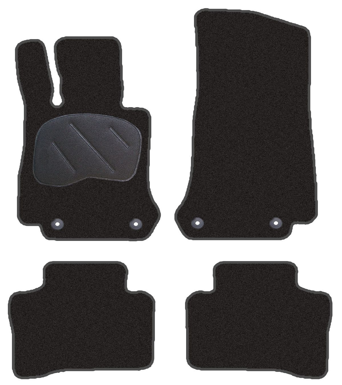 JGO. ALFOMBRAS DIAMOND JASPEADA MOD. MERCEDES CLASE GLC  X253 5P (15-) 2F - 2P+2C