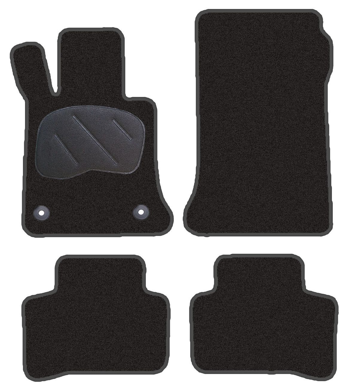 JGO. ALFOMBRAS DIAMOND JASPEADA MOD.  MERCEDES CLASE GLK CARR. WDC 204